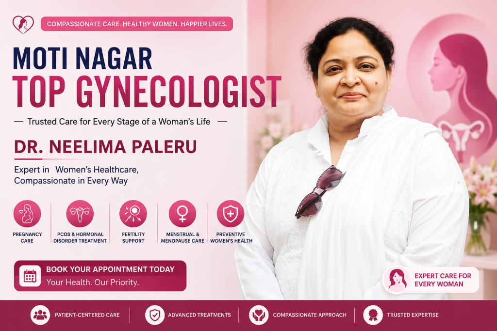 Moti Nagar Top Gynecologist – Trusted Women’s Healthcare with Dr Neelima Paleru